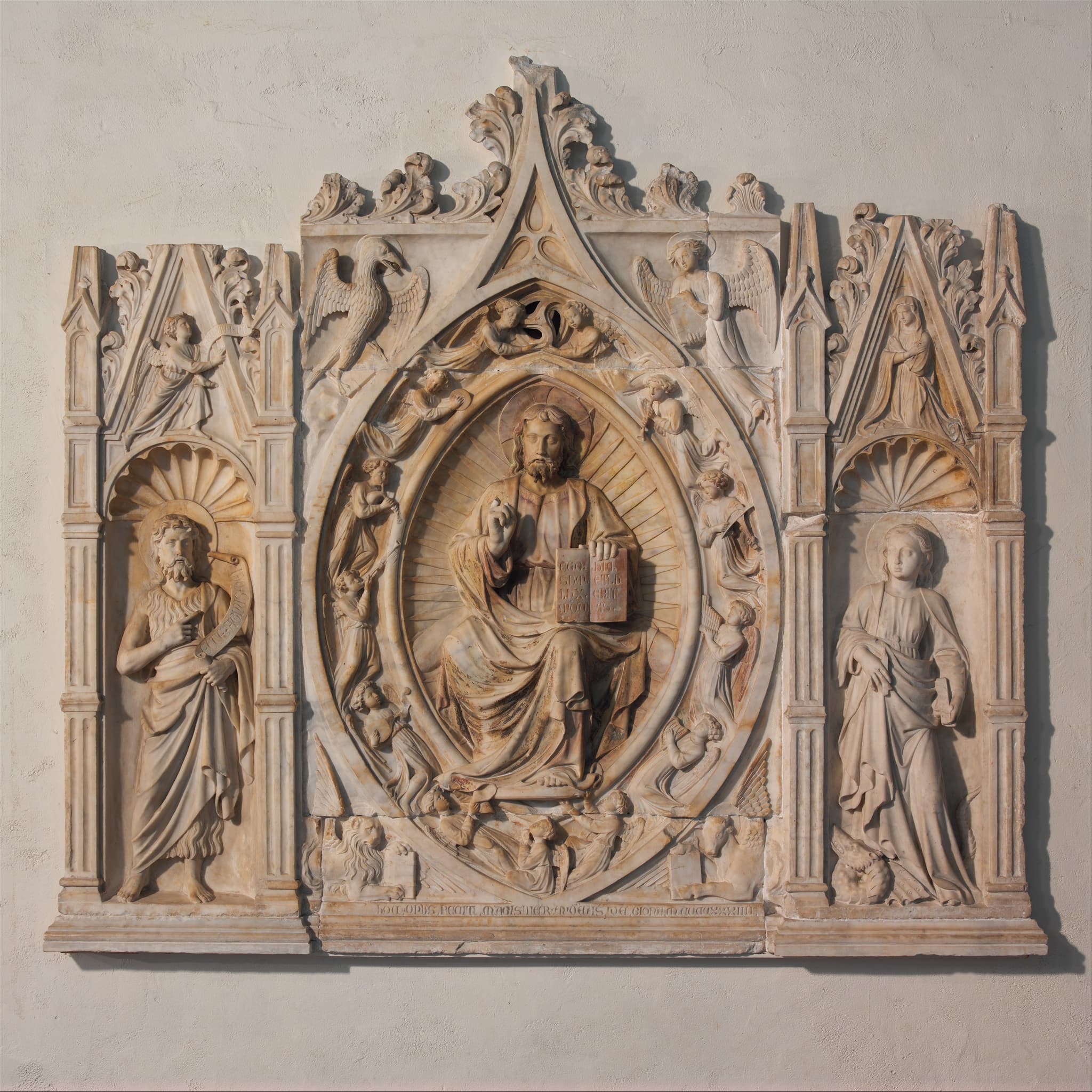 Altarpiece with Christ, Saint John the Baptist, and Saint Margaret