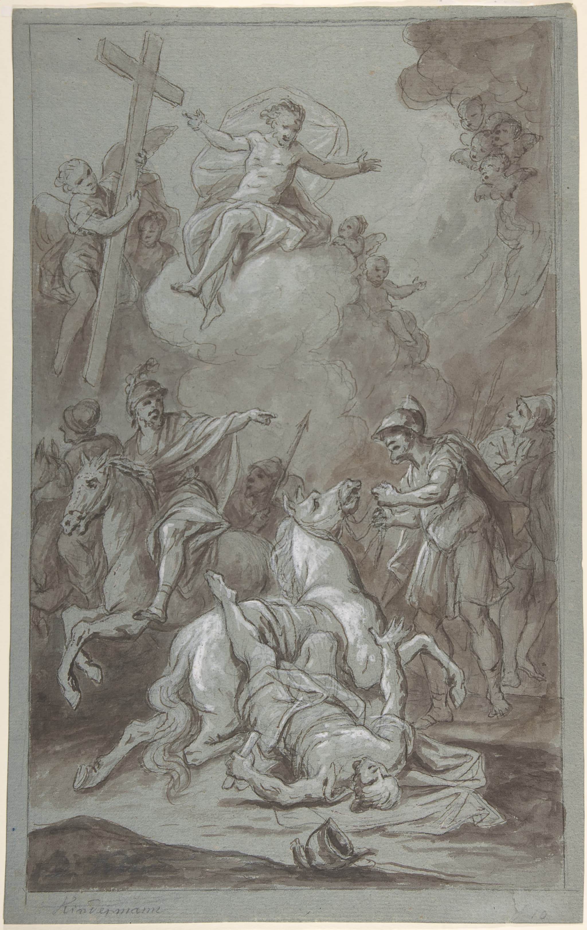 The Conversion of St. Paul (recto); The Execution of the Prisoner (verso)