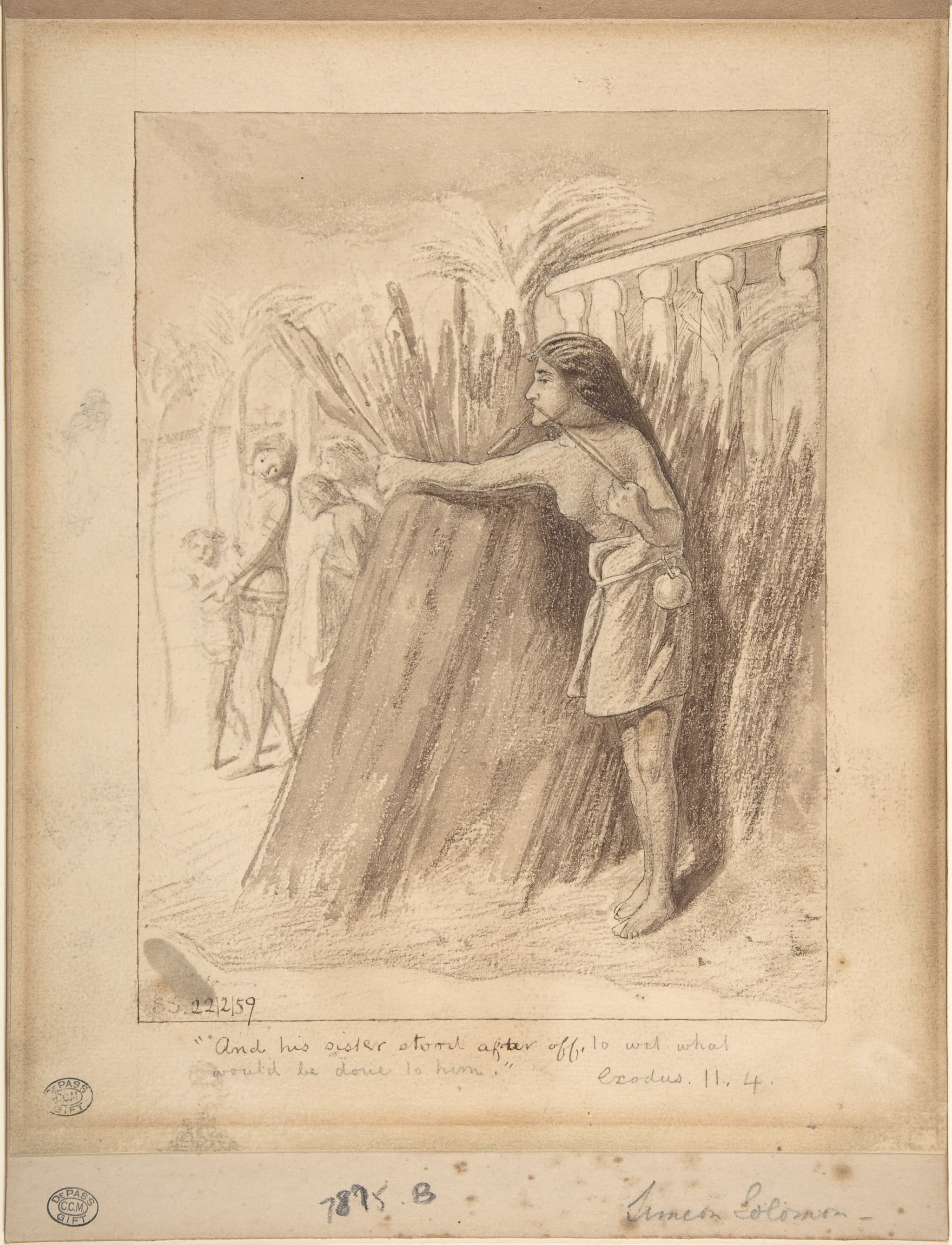 Miriam Watching the Finding of Moses in the Bulrushes