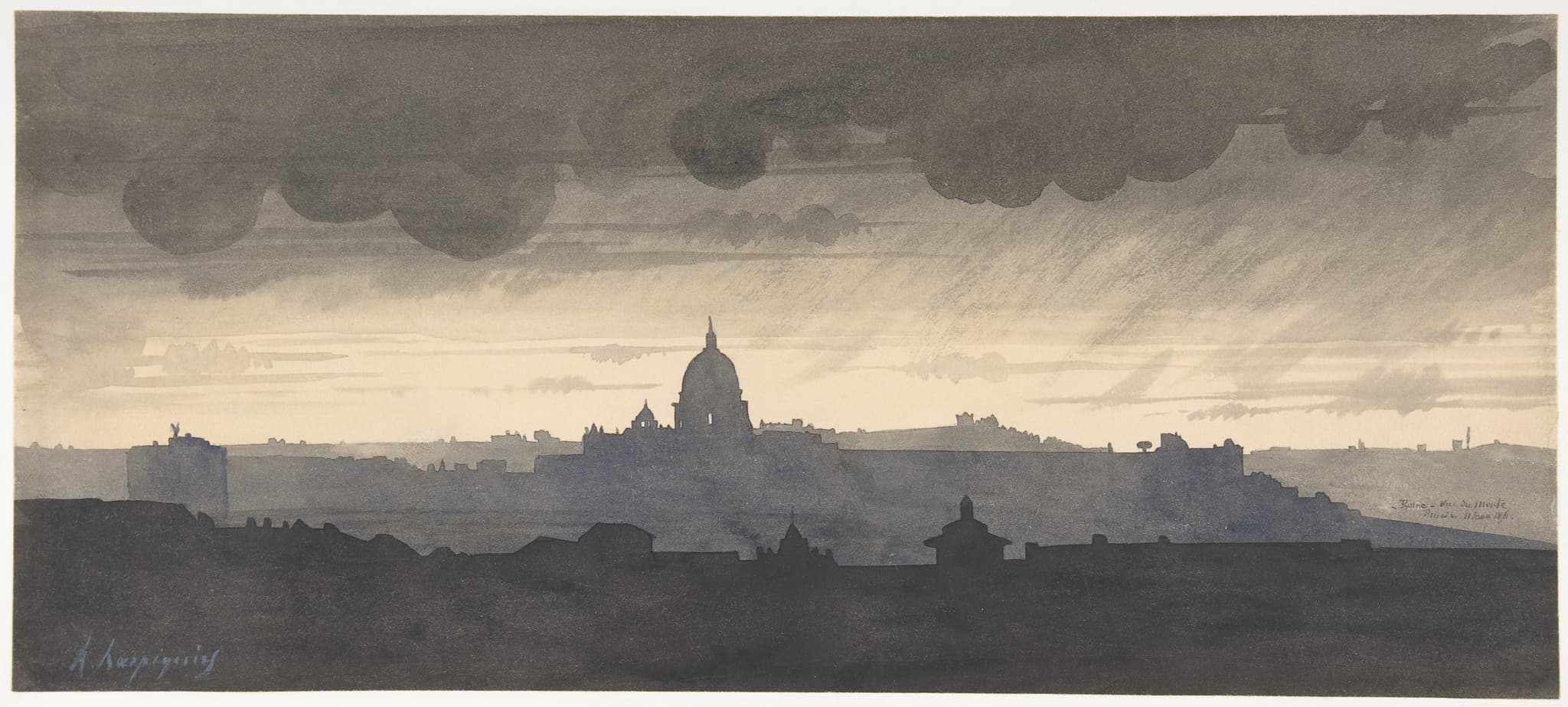 Saint Peter's Seen From the Pincio, Rome