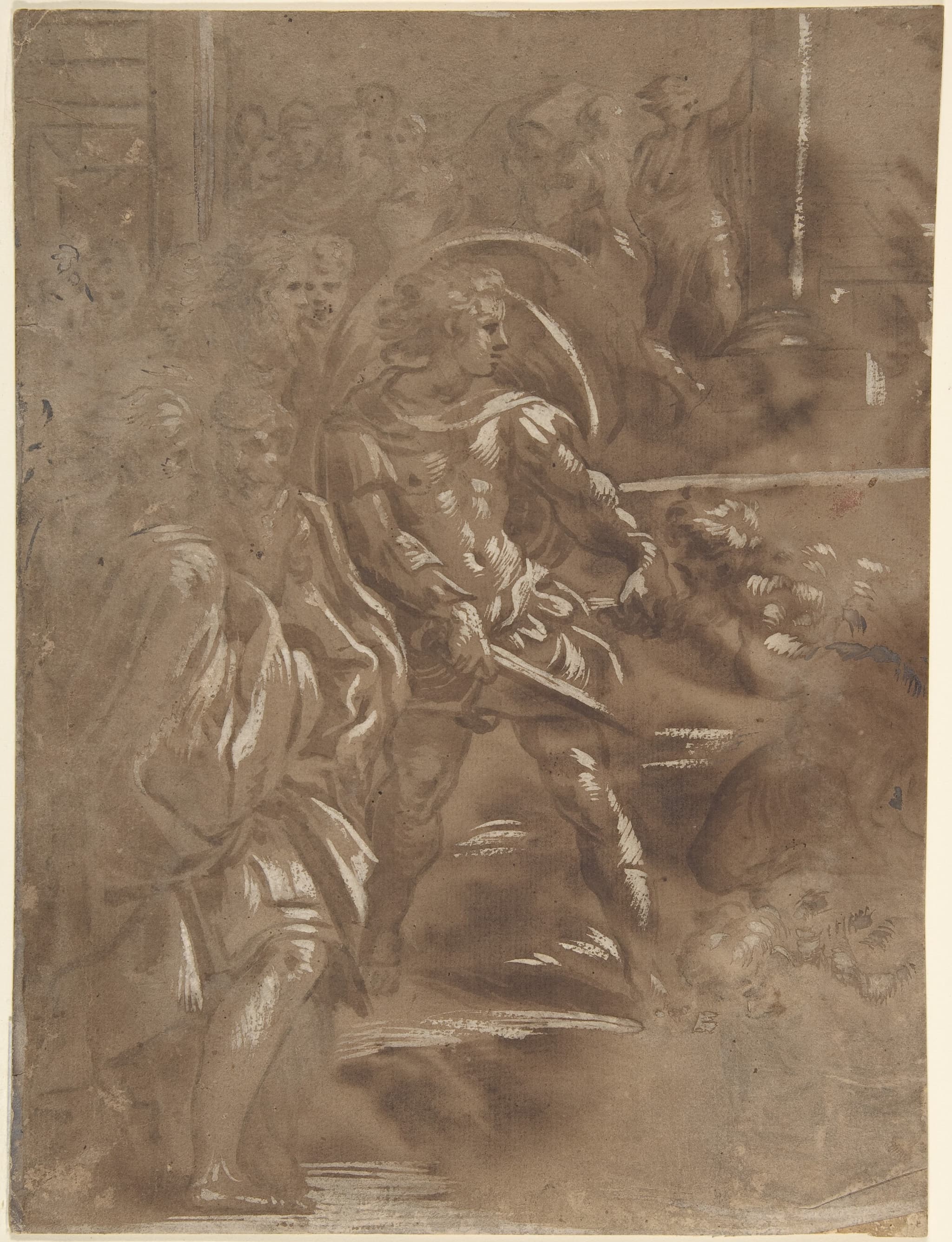 Left Third of a Martyrdom of Saint Peter and Saint Paul