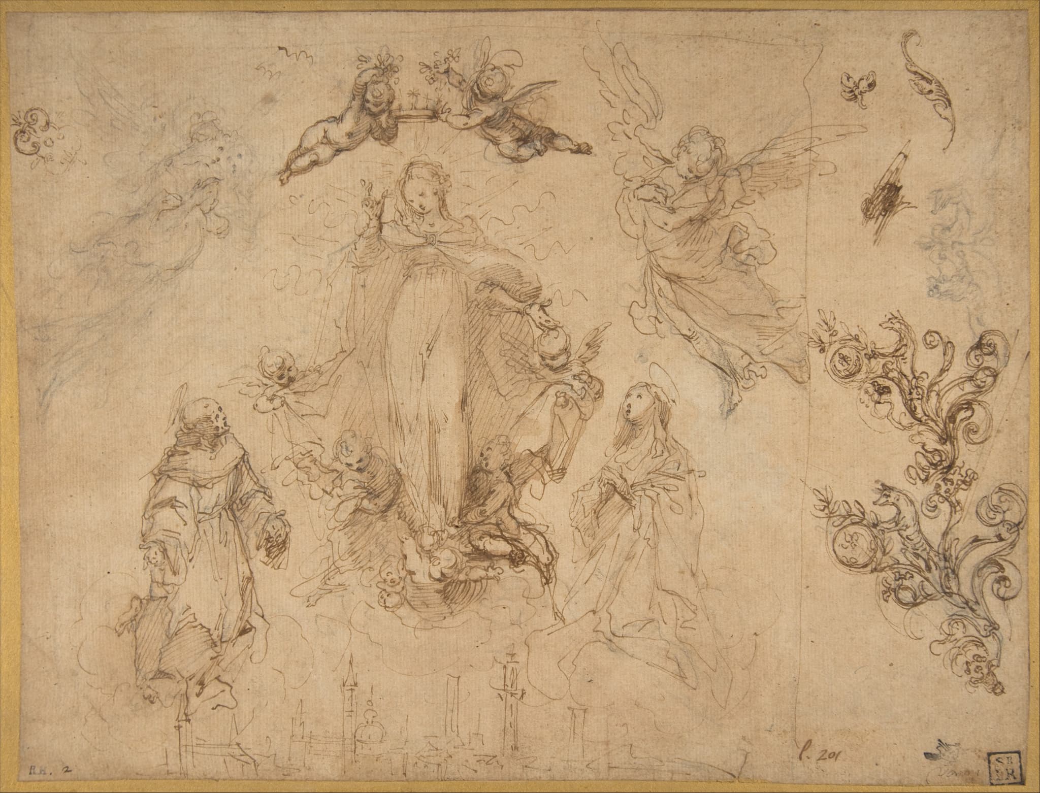 The Virgin Protectress of the City of Siena