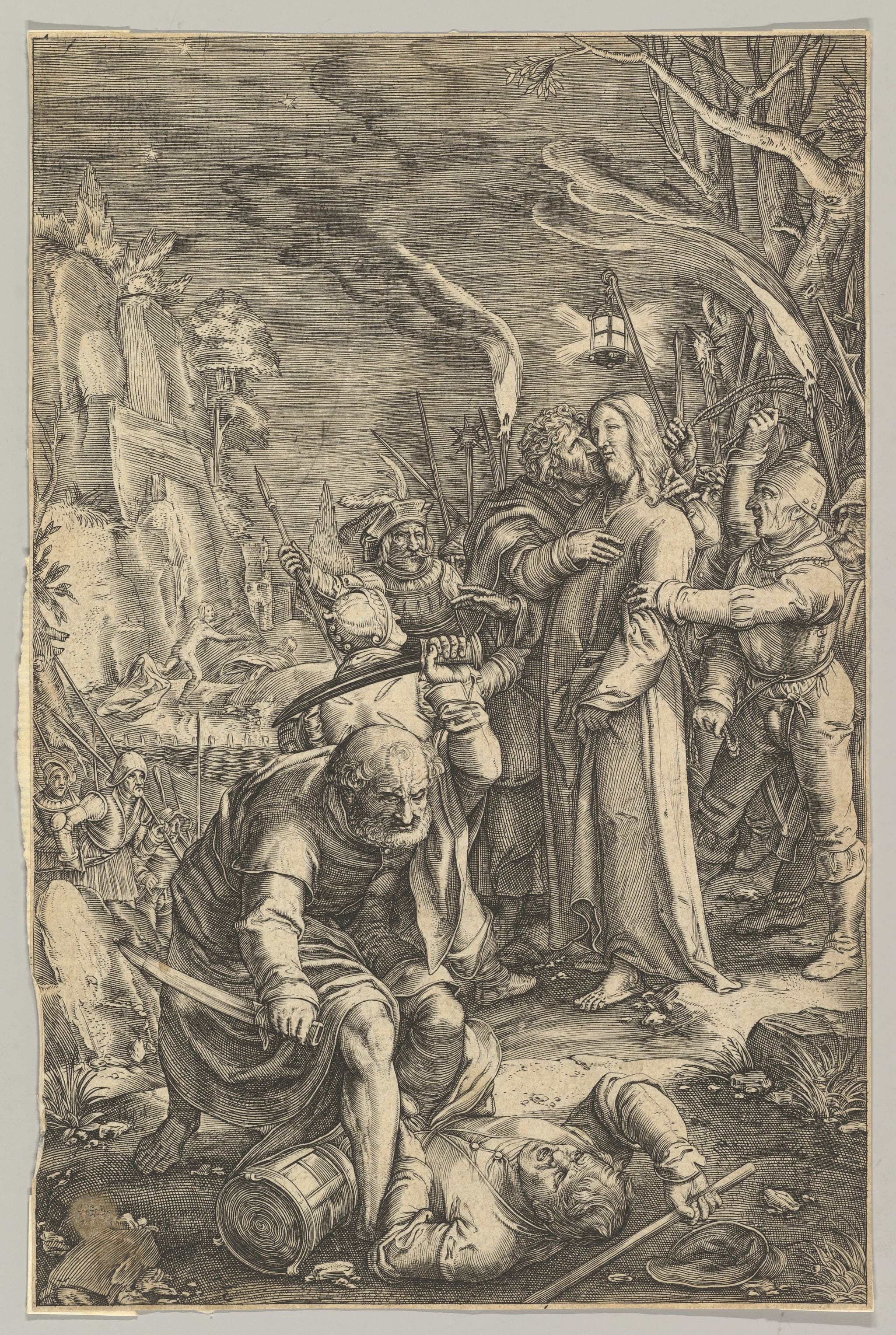 The Betrayal of Christ, from "The Passion of Christ"