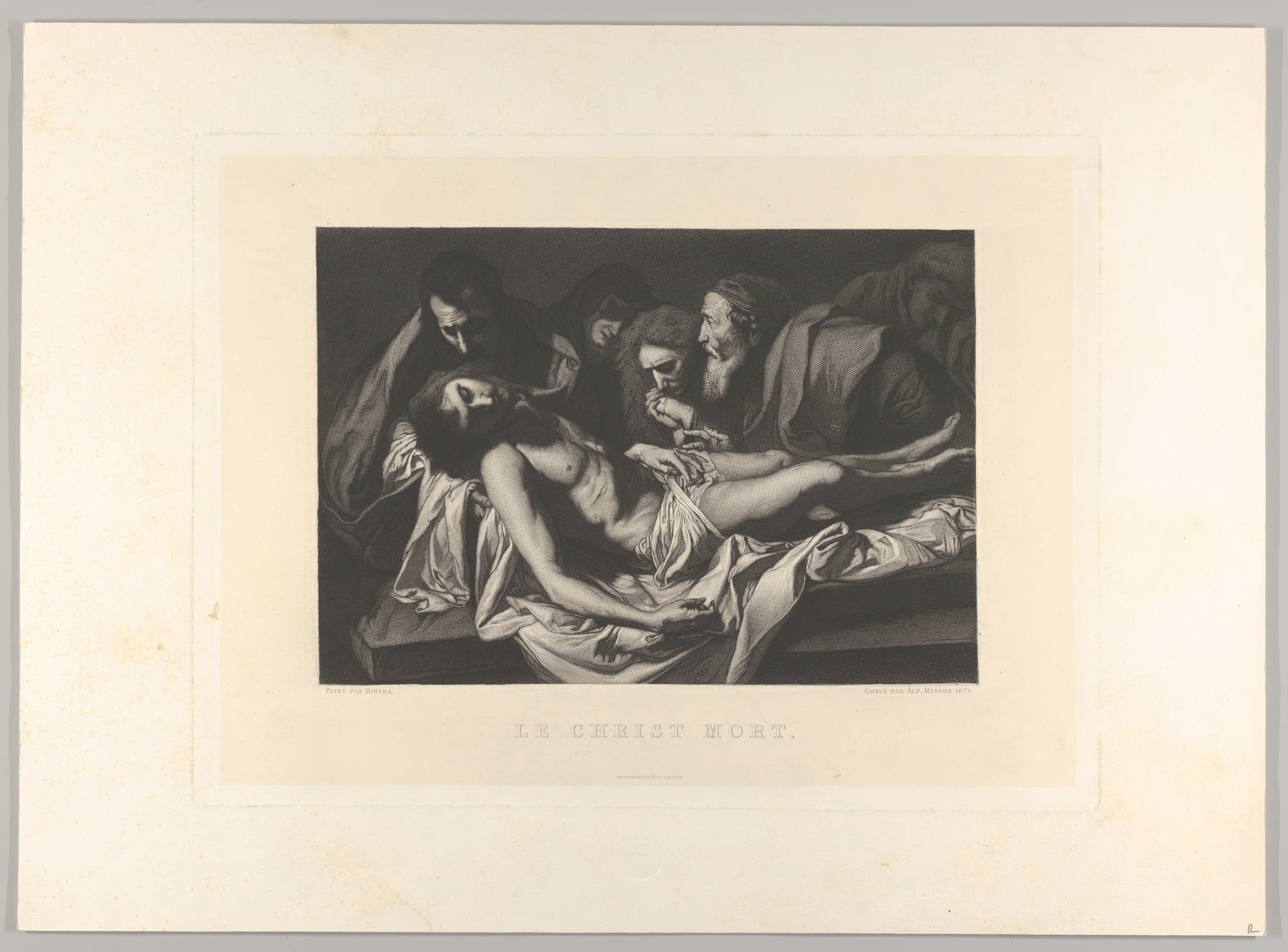The Lamentation Over the Dead Christ