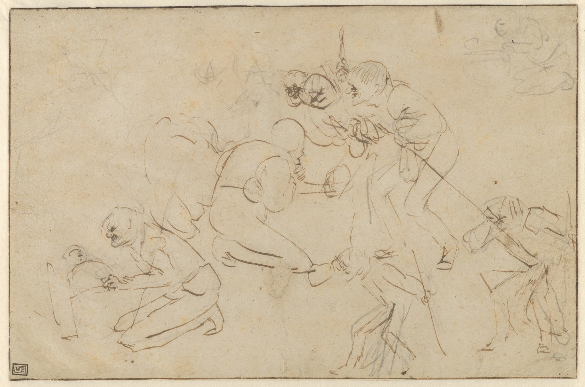 Studies for an Adoration of the Shepherds
