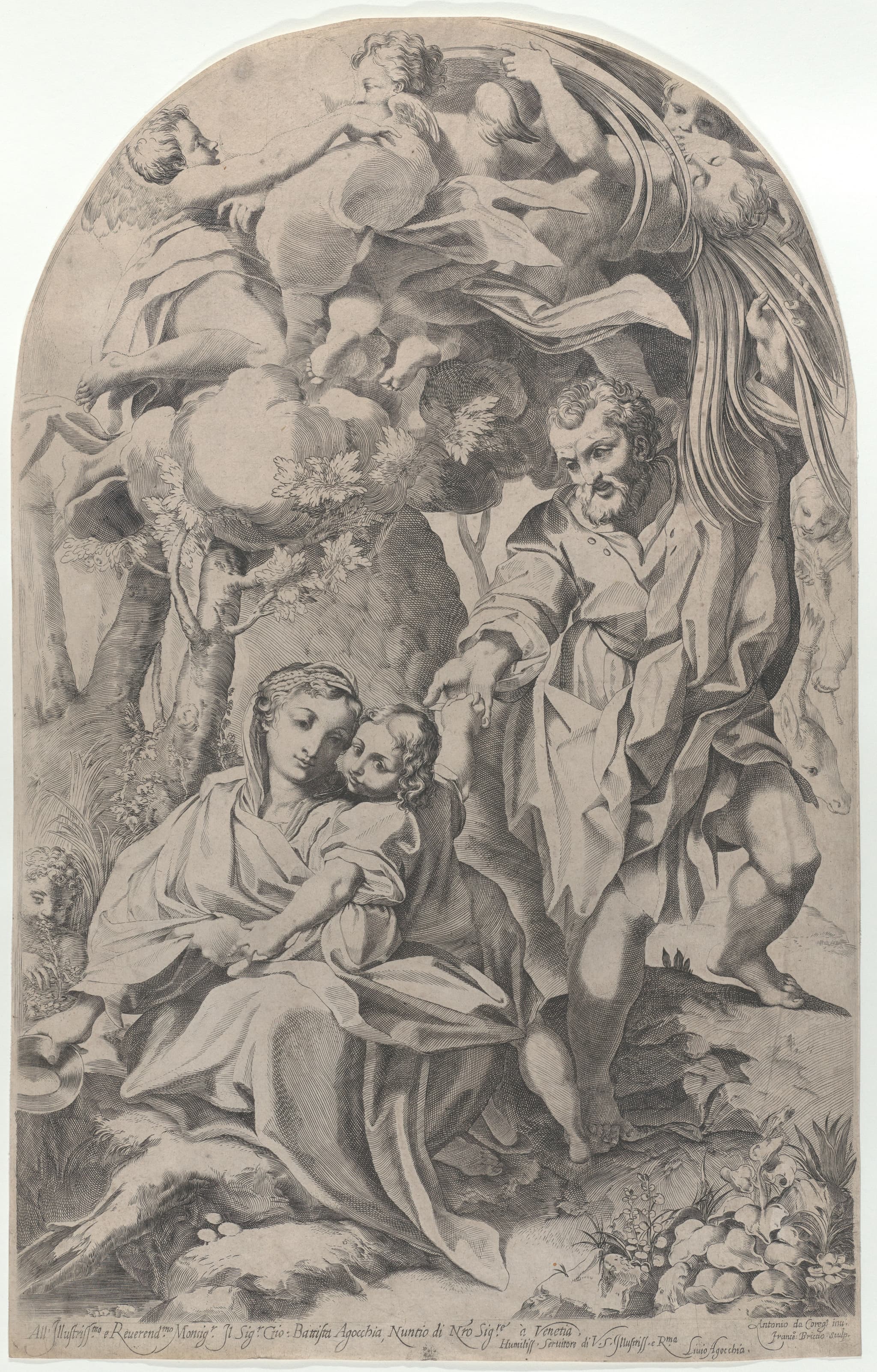 The rest on the flight into Egypt