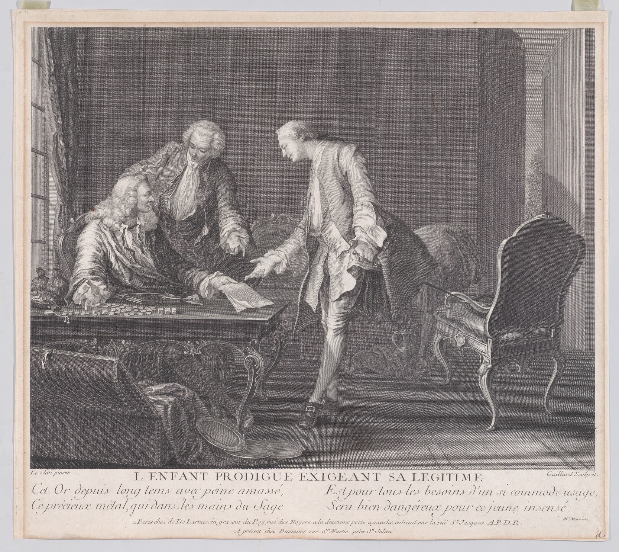 The Prodigal Son Demanding his Inheritance