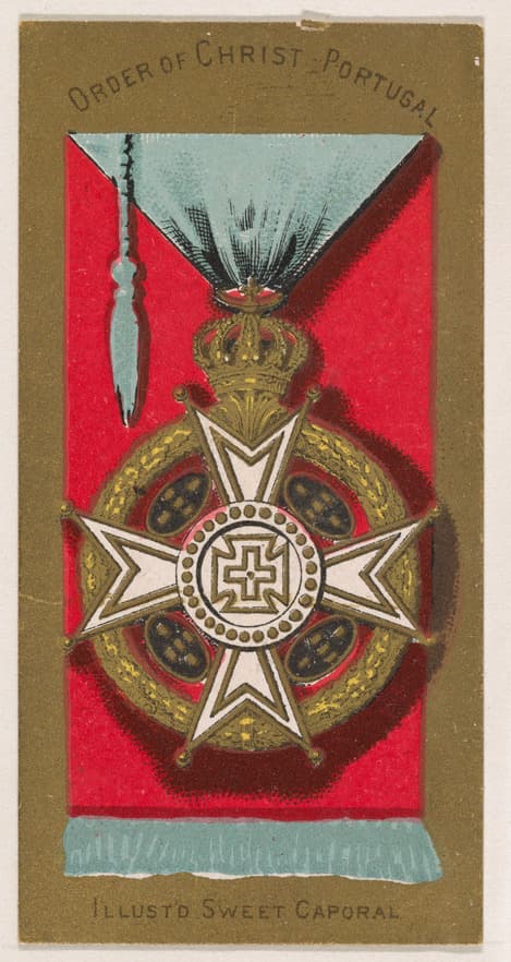 Order of Christ, Portugal, from the Military Series (N224) issued by Kinney Tobacco Company to promote Sweet Caporal Cigarettes