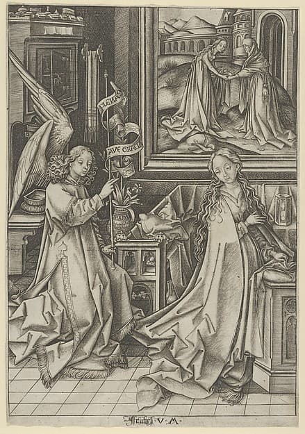 The Annunciation, from "The Life of the Virgin"