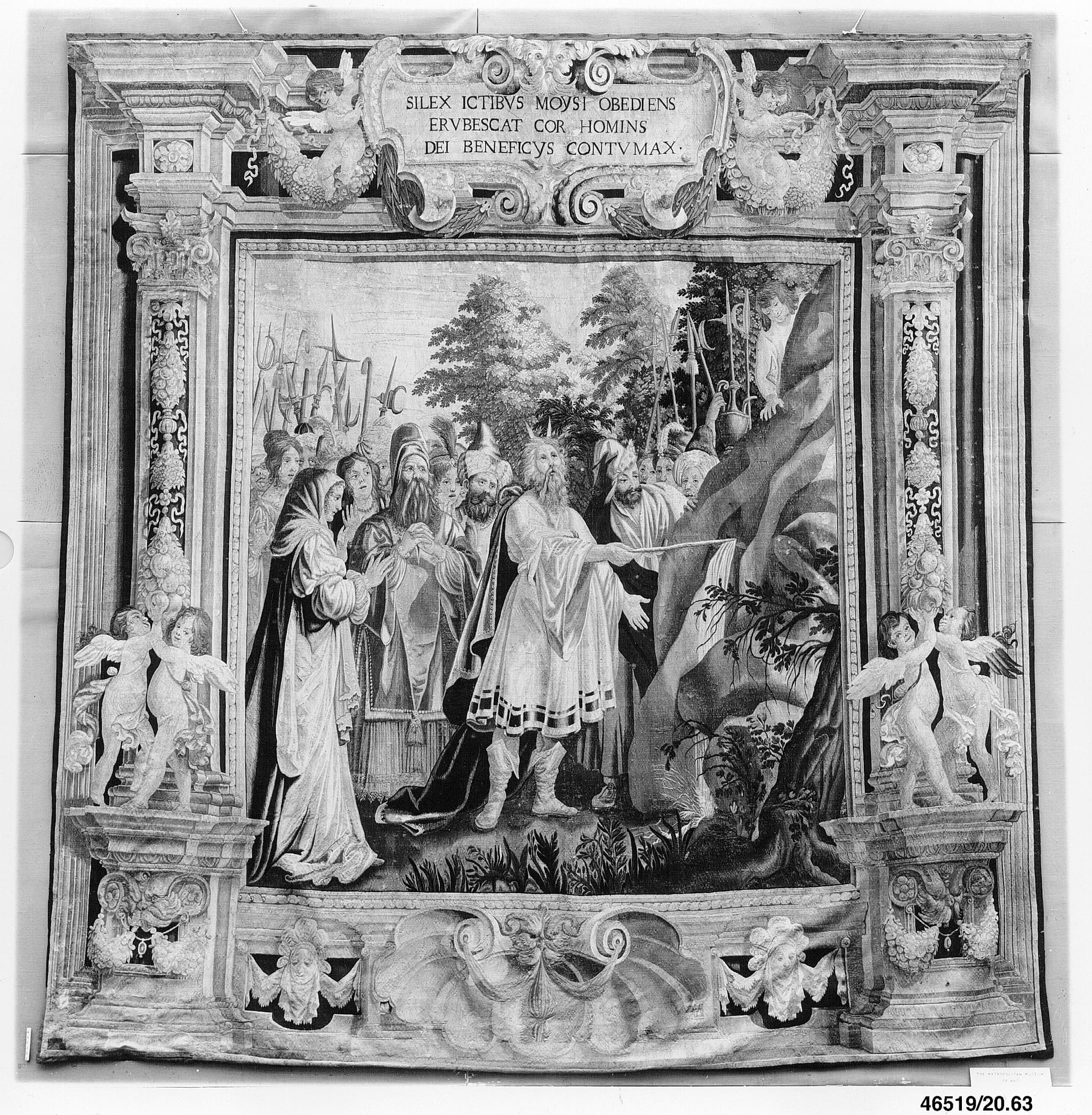 Moses Striking the Rock from a set of the Life of Moses