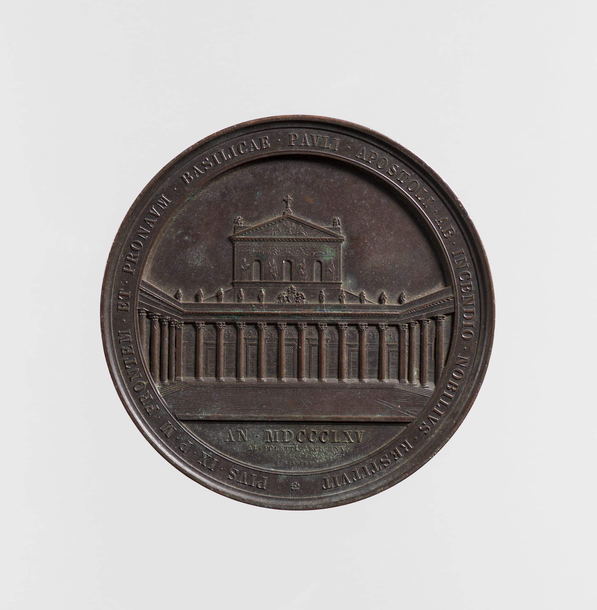 Reconstruction and Re-consecration of the Basilica of Saint Paul Outside the Walls under Pope Pius IX