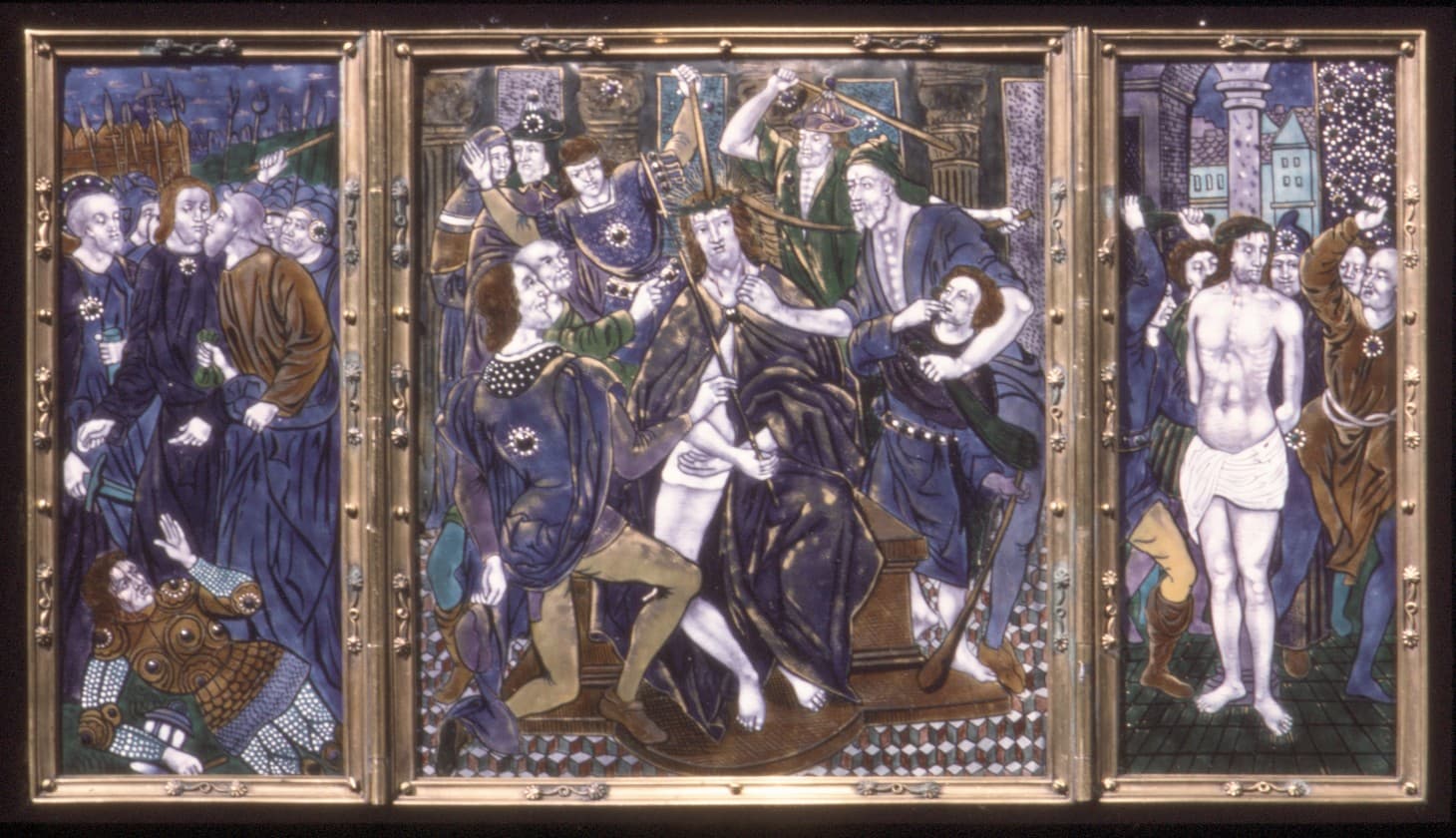 Mocking of Christ; Kiss of Judas; Flagellation