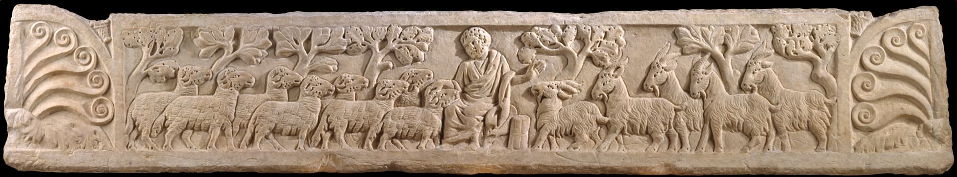 Sarcophagus Lid with Last Judgement