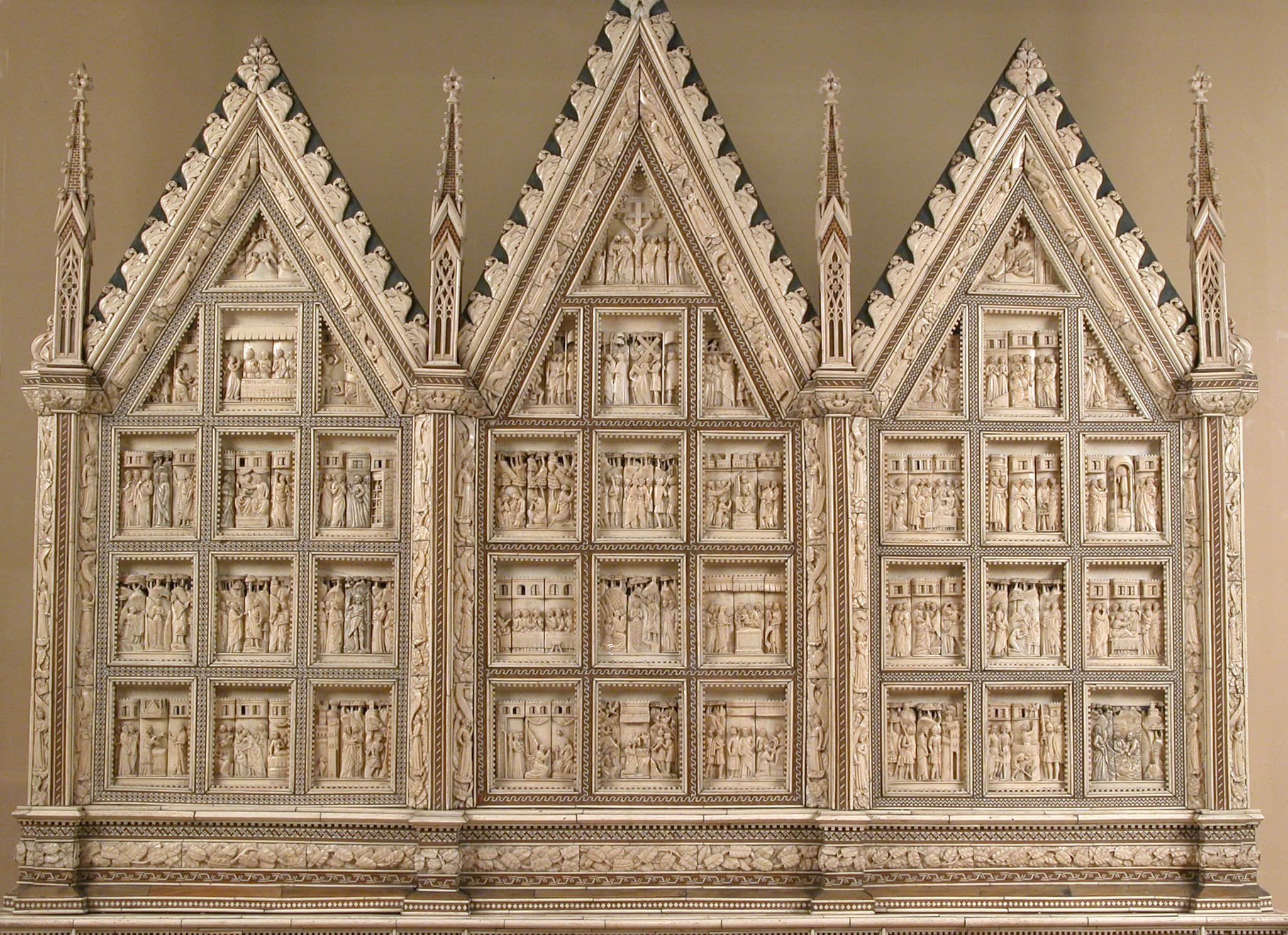 Altarpiece with the Lives of Jesus, Saint John the Baptist, and Saint John the Evangelist