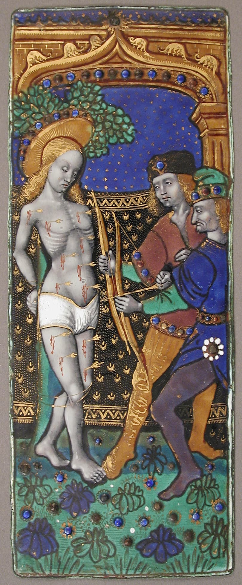 Triptych Panel with Saint Sebastian