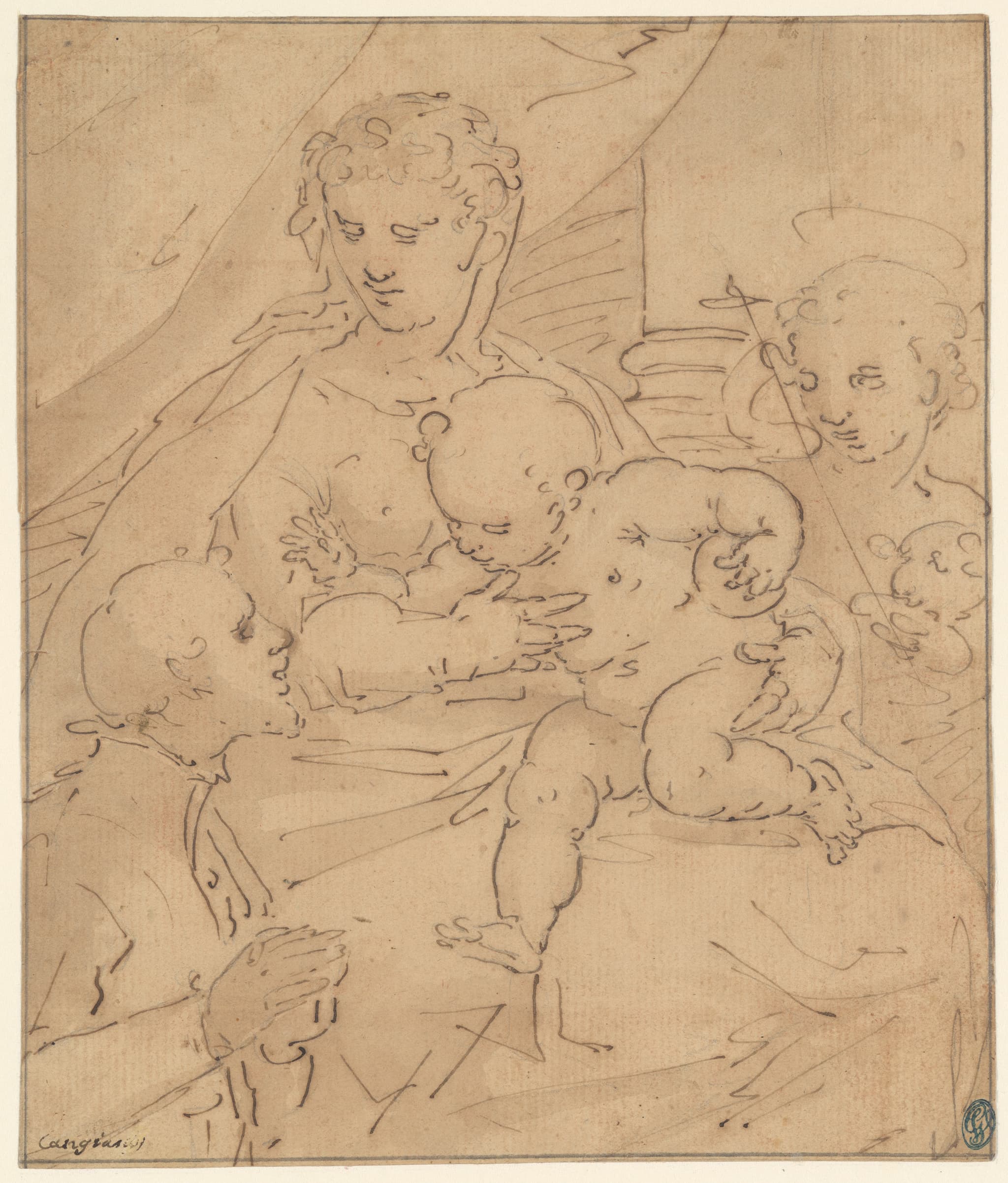 Madonna and Child with the Young Saint John the Baptist and a Donor