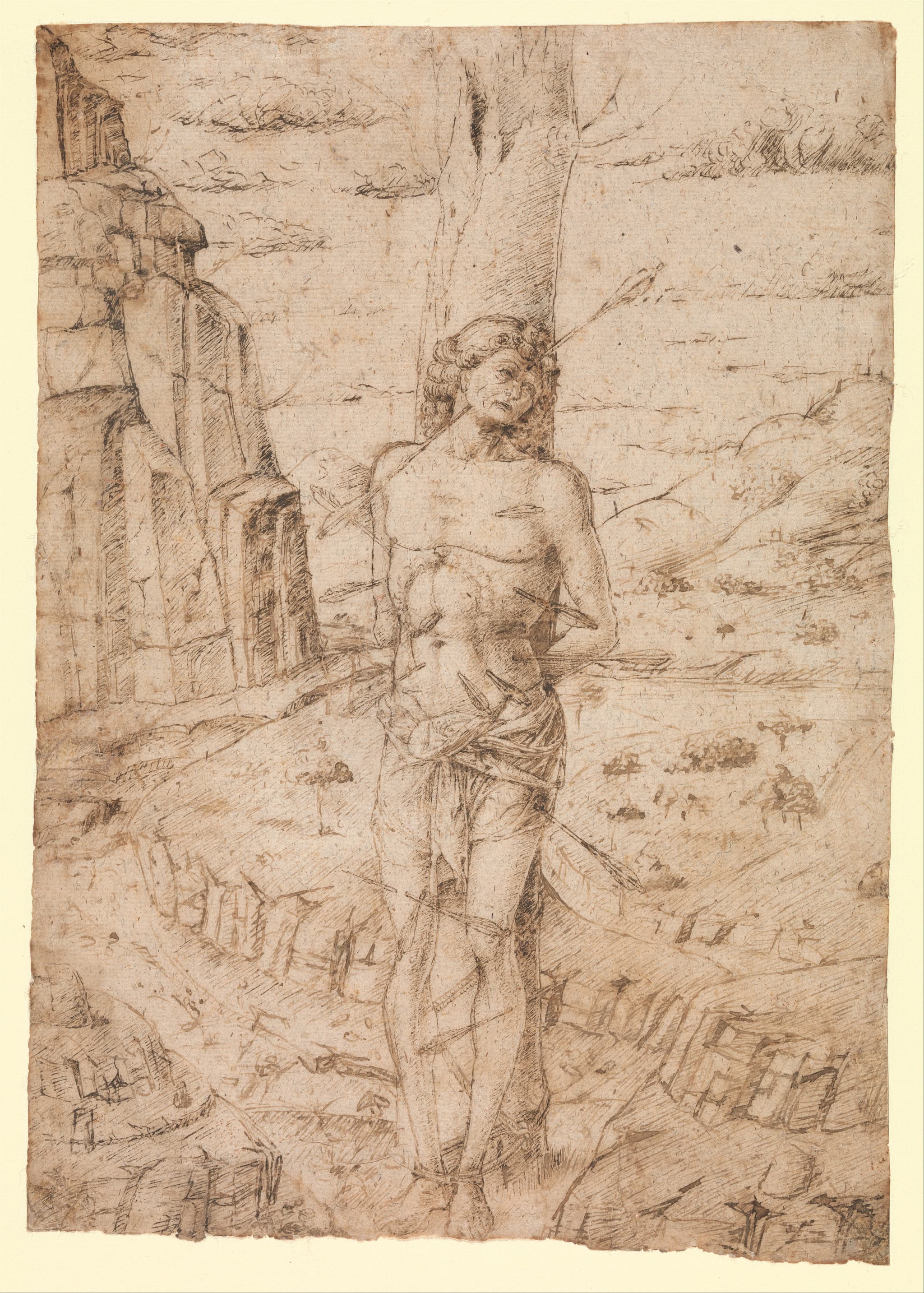 Saint Sebastian in a Landscape