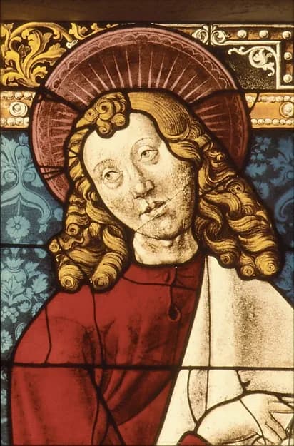 Saint John the Divine by Anonymous depicting Matthew 3