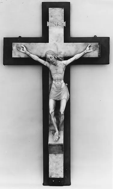 Crucifix by Anonymous depicting Matthew 27