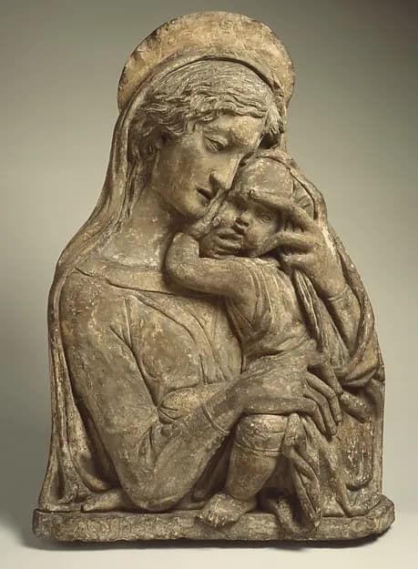 Madonna and Child by Donatello depicting Luke 2