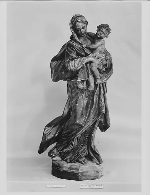 Madonna and Child by Giuseppe Mazza depicting Luke 2