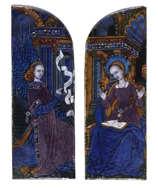 The Annunciation by Nardon Pénicaud depicting Luke 1