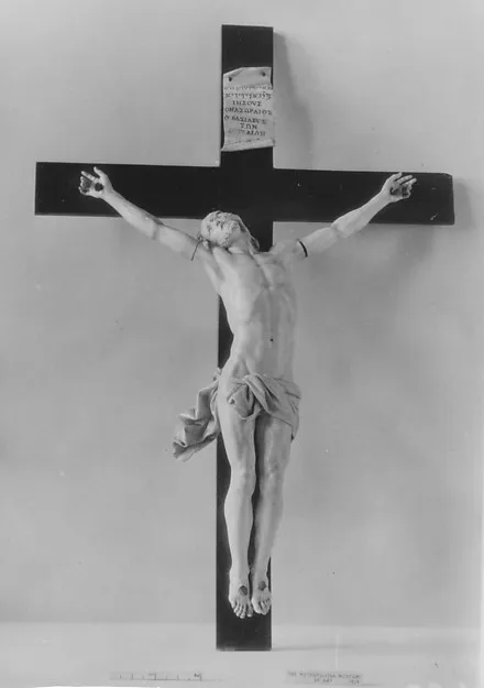Crucifix by Anonymous depicting Matthew 27