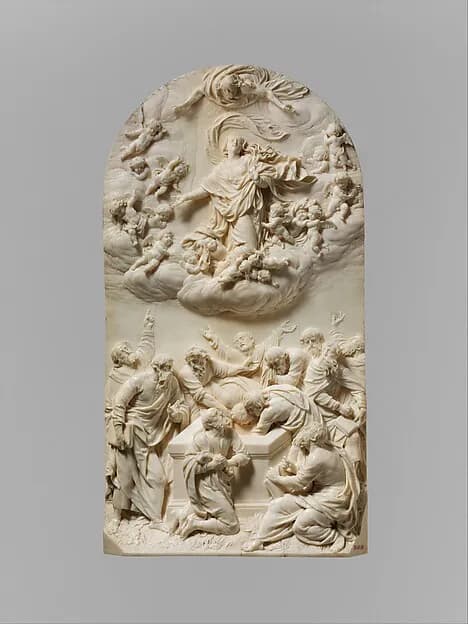 Assumption of the Virgin by Adam Lenckhart depicting Luke 1