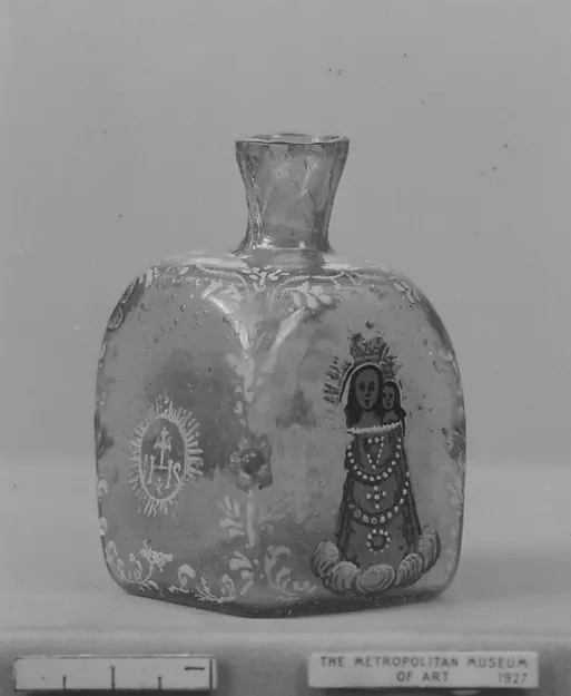 Bottle by Anonymous depicting Luke 2