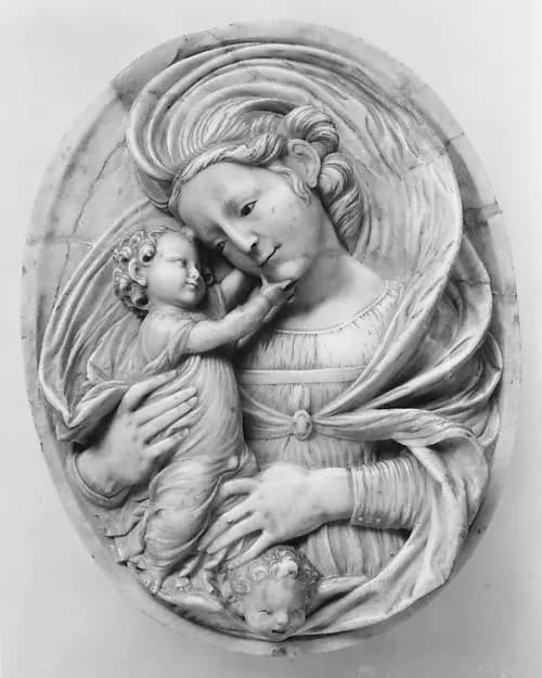 Madonna and Child by Diego de Siloé depicting Luke 2