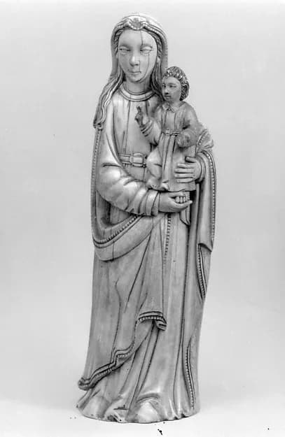 Madonna and Child by Anonymous depicting Luke 2