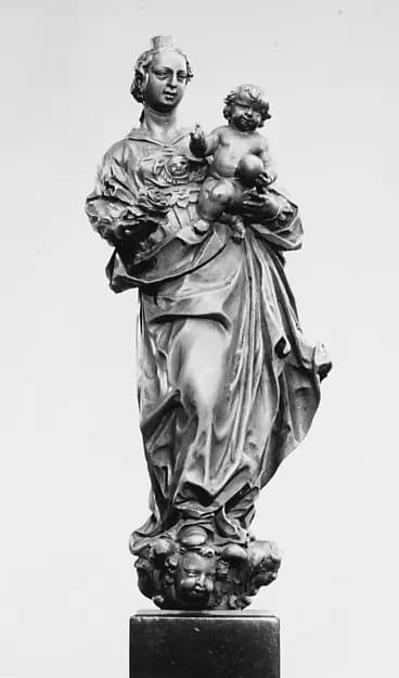Virgin and Child by Anonymous depicting Luke 2