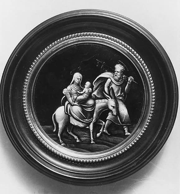The Flight into Egypt by Pierre Reymond depicting Matthew 2