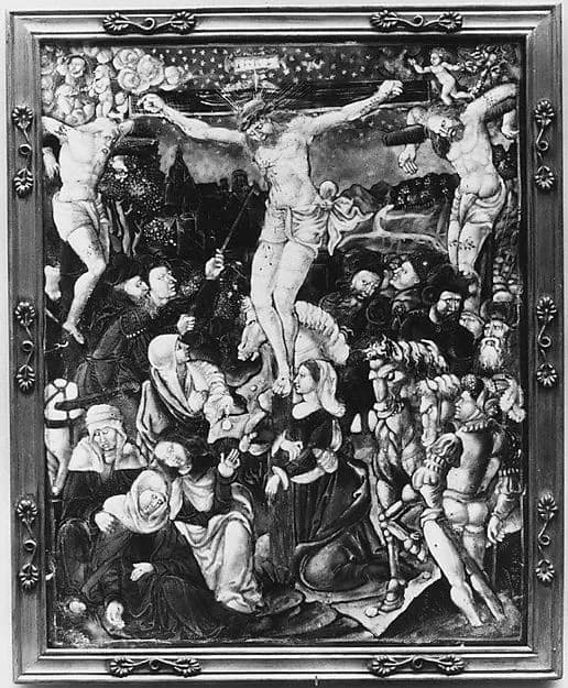 The Crucifixion by Alfred André depicting Matthew 27