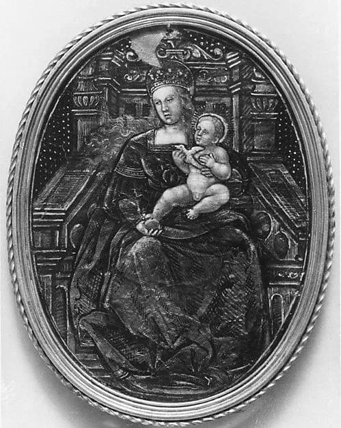 Madonna and Child by Master of the Aeneid depicting Luke 2
