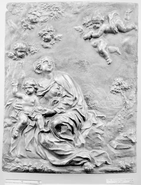 Madonna and Child by Anonymous depicting Luke 2