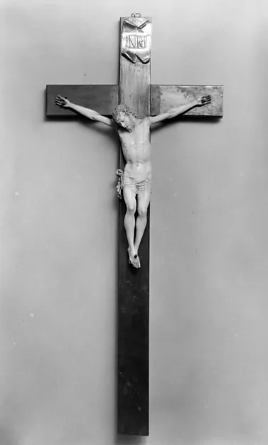 Crucifix by Anonymous depicting Matthew 27