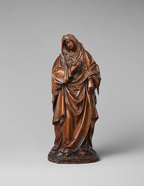 The Virgin Mary by Anonymous depicting Luke 1