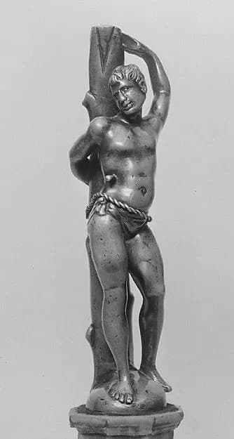 Saint Sebastian by Anonymous depicting Romans 8