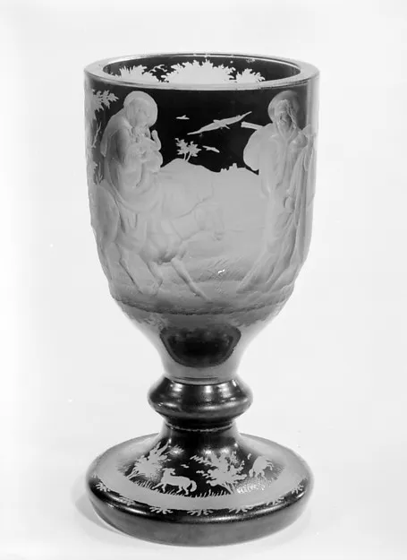 Goblet by Anonymous depicting Luke 1