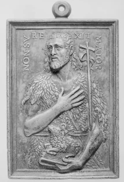 St. John the Baptist by Anonymous depicting Matthew 3