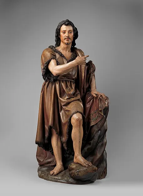 Saint John the Baptist by Juan Martínez Montañés depicting Matthew 3