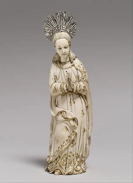 The Virgin of the Immaculate Conception by Anonymous depicting Luke 1