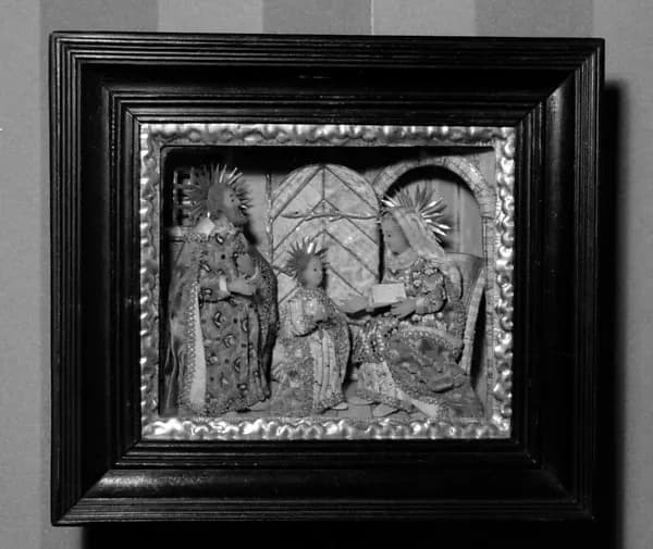 Childhood of the Virgin Mary by Anonymous depicting Luke 1