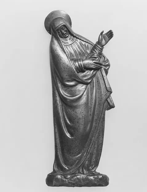 Mourning Virgin from a Crucifixion Group by Benedetto da Maiano depicting Matthew 27