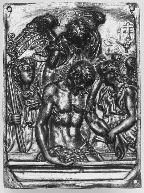 The Lamentation by Anonymous depicting Mark 15