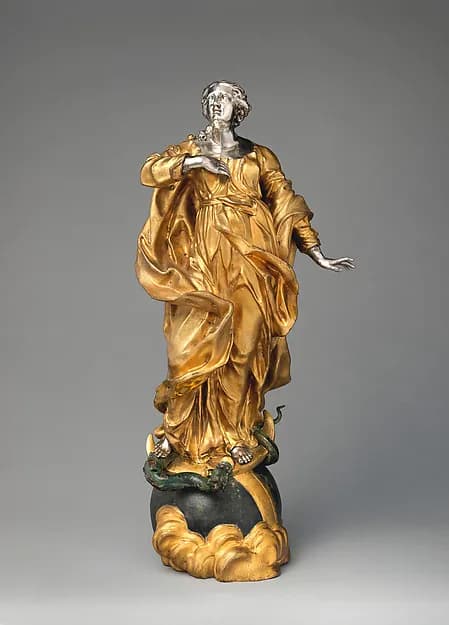 Virgin of the Immaculate Conception by Lorenzo Vaccaro depicting Luke 1