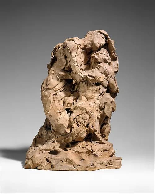 Pietà by Jean-Baptiste Carpeaux depicting Luke 1