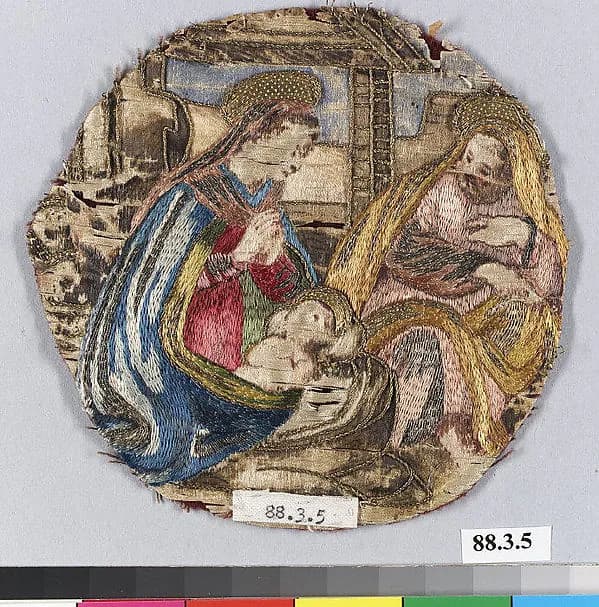 The Holy Family by Anonymous depicting Luke 2