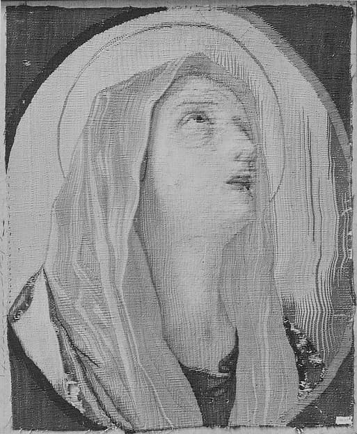 Head of the Virgin (Mater Dolorosa) by Pietro Ferloni depicting Luke 1